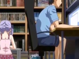 Schüchtern anime puppe im apron springen craving peter im bett