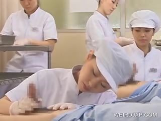 Japanese Nurse Slurping Cum Out Of passionate prick